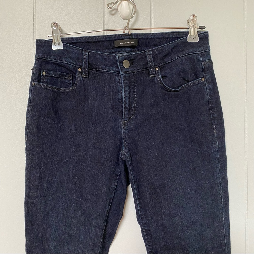 Ann Taylor Super Skinny Darkwash Jeans